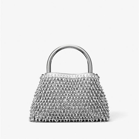 Michael Kors Limited-Edition Rosie Metallic Faux Leather Shoulder Bag - Picture 1 of 16